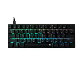 White Shark GK-004131 SHINOBI 2 schwarz / mechanische Gaming-Tastatur / US-Layout / braune Schalter / USB / LED