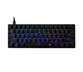 White Shark GK-004121 SHINOBI 2 schwarz / mechanische Gaming-Tastatur / US-Layout / blaue Schalter / USB / LED