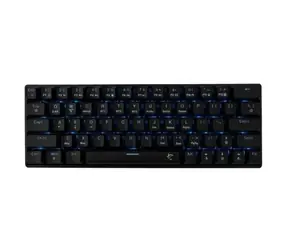 White Shark GK-3111 KAIKEN schwarz / kabellose mechanische Gaming-Tastatur / US-Layout / rote Schalter / USB / BT / LED