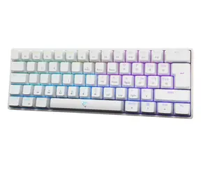 White Shark GK-4115 SHINOBI 2 weiß / mechanische Gaming-Tastatur / CZ/SK-Layout / rote Schalter / USB / LED