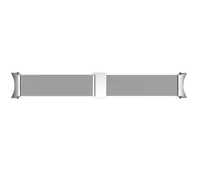 Ausgepackt - Samsung Metallarmband 20mm aus Zug für Samsung Galaxy Watch 4 (44mm) ML silber / ausgepackt