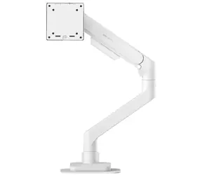 BenQ BSH02 ergonomischer Monitorarm weiß / 17-45" / Tragkraft 20 kg / VESA 75x75 - 100x100 / für Tischkante