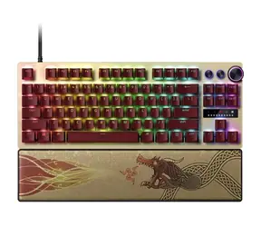 Razer Huntsman V3 Pro Tenkeyless Counter-Strike 2 Edition Gold / Gaming-Tastatur / USB-C / US-Layout