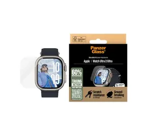 PanzerGlass Apple Watch Ultra Schutzglas mit Montagerahmen