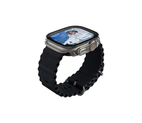 PanzerGlass Apple Watch Ultradünne, transparente Schutzhülle mit Schutzglas