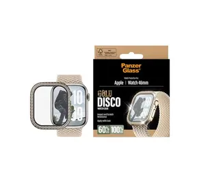 PanzerGlass Apple Watch 11/10 46 mm Goldgehäuse mit Schutzglas