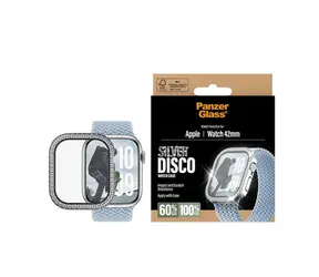 PanzerGlass Apple Watch 11/10 42 mm silberne Schutzhülle mit Schutzglas