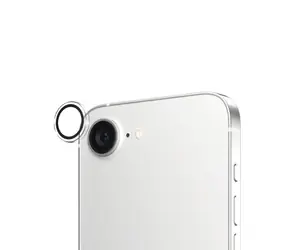 PanzerGlass Hoops - Transparenter Schutzring für die Kameralinse des Apple iPhone 16e