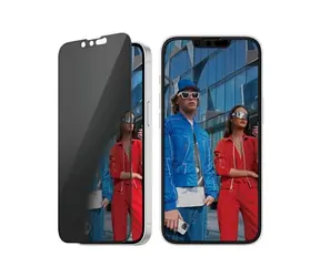 PanzerGlass Sichtschutz für Apple iPhone 16e/14/13/13 Pro mit Montagerahmen
