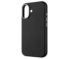 FIXED MagLeather-Hülle für Apple iPhone 17 aus veganem Leder mit MagSafe-Halterung, schwarz