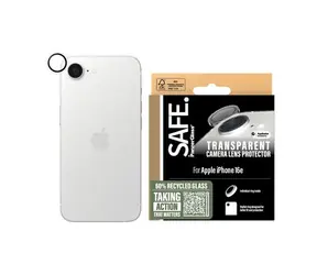 PanzerGlass Safe Rings Linsenschutz für Apple iPhone 16e, klar