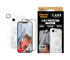 PanzerGlass CARE Flagship 3-in-1 Bundle iPhone 16e