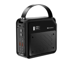 Sandberg DC Powerstation 72000mAh schwarz / 2x USB-A + 2x USB-C + 1x DC