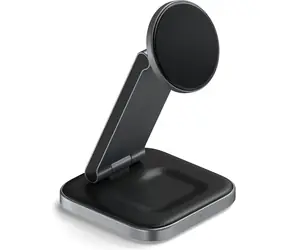 Satechi 3-in-1 Faltbare Ladestation, schwarz / Faltbare Ladestation / Qi2 / 15 W