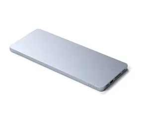 Satechi USB-C Slim Dock blau / Dockingstation für Apple iMac 24" 2021/2023 / 2x USB-C / 2x USB-A / microSD / SD 