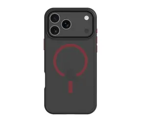 Tactical MagForce Hyperstealth 2.0 Schutzhülle für iPhone 17 Pro Max, Schwarz/Rot