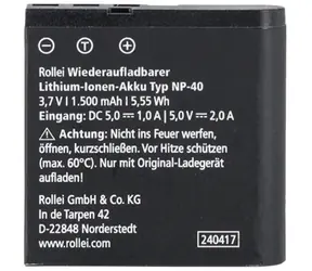Rollei Ersatzakku für Powerflex 10X Retro & Powerflex Kompaktkamera