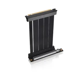 Thermaltake PCI-E 4.0 Dual 90 Riser- Cable 13 cm schwarz / PCI-E-Verlängerungskabel