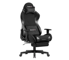 Huzaro Force 7.6 schwarz / Gaming-Stuhl / verstellbar / Belastbarkeit bis 150 kg / Stoff