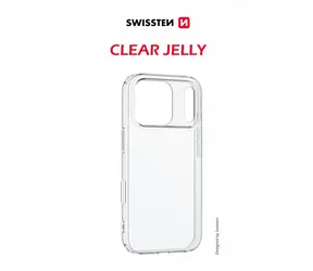 Swissten CLEAR JELLY Hülle für Apple iPhone 17 Pro Max, transparent