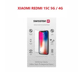 Swissten Schutzglas 2,5D für XIAOMI Redmi 15C 5G/4G