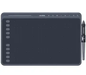 Huion HS611 schwarz / Grafiktablett / 258,4 x 161,5 mm / 5080 LPI / 8192 Druckstufen / USB-C