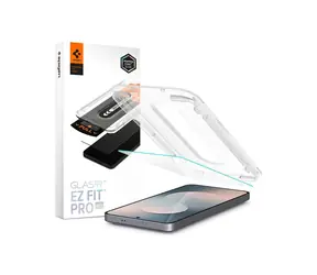 Spigen Glass tR EZ Fit Pro HD Schutzglas für Samsung Galaxy S25 FE, 1 Stück, klar