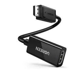 Ugreen 40362 DisplayPort-zu-HDMI-Videokabeladapter schwarz / 0,25 m 