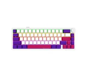 LORGAR KBP70MW (US) weiße kabellose Gaming-Tastatur 65% / US / 2,4 GHz / BT 5.0 / RGB