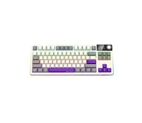LORGAR KBP70TKLW (US) beige / kabellose Gaming-Tastatur 75% / US / 2,4 GHz / BT 5.0 / RGB