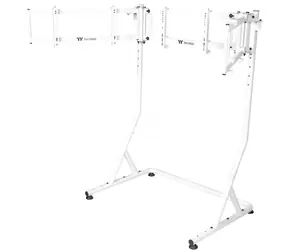 Thermaltake Dreifach-Monitorständer, weiß / für Monitore von 17" bis 55" / Tragkraft 60 kg / VESA