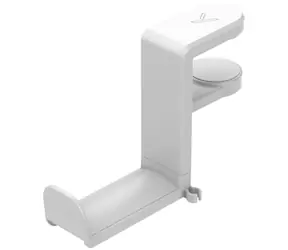 YENKEE YHS 02WE Scharnier Kopfhörerhalter weiß / Tischhöhe 0,8 - 4 cm