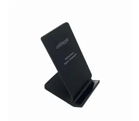 Gembird kabelloses Qi-Ladegerät / mit Ständer / 10 W / USB / schwarz