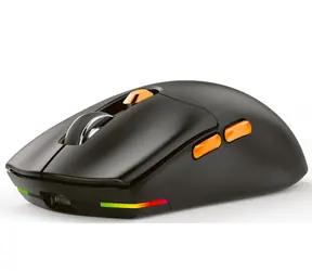 YENKEE YMS WT300 INSURGENT schwarz / kabellose Gaming-Maus / optisch / 10000 DPI / 7 Tasten / 2,4 GHz / Bluetooth / USB-C