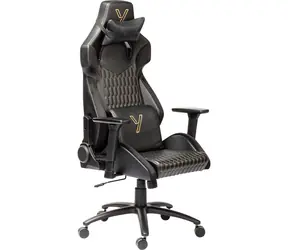 YENKEE YGC 110GD Onyx schwarz / Gaming-Stuhl / 3D-Armlehnen / Belastbarkeit 130 kg 