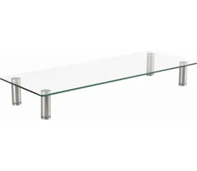 Gembird MS-TABLE-GM-01 Monitorständer aus Glas / mittel