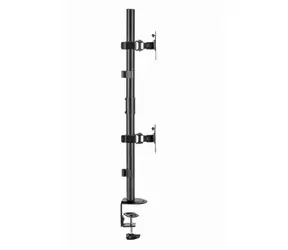 Gembird MA-D2-02 2-Monitor-Tischhalterung schwarz / bis zu 32 Zoll und 9 kg / neigbar