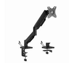 Gembird MA-DA1U-01 1 Monitor-Tischhalterung schwarz / bis zu 32 Zoll und 9 kg / neigbar
