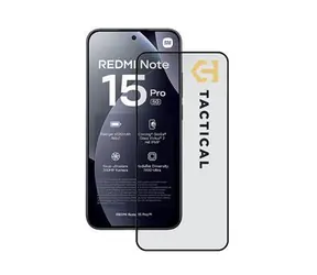 Tactical 5D-Glas-Schutzglas für XIAOMI Redmi Note 15 Pro 5G, Schwarz