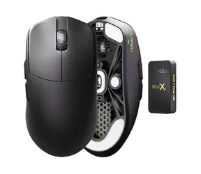 Lamzu Maya X schwarz / Kabellose Gaming-Maus / 30000 DPI / USB-C & 2,4 GHz 
