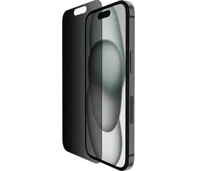 Belkin SCREENFORCE Sichtschutzglas aus gehärtetem Glas mit antimikrobieller Wirkung für Apple iPhone 15/14 Pro