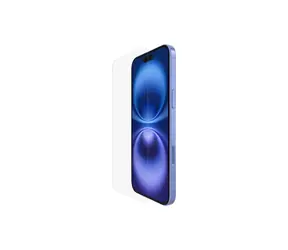 Belkin SCREENFORCE Invisiglass antimikrobielles Schutzglas für Apple iPhone 16 PLUS/ 15 PLUS/ 14 Pro Max