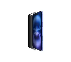 Belkin SCREENFORCE Invisiglass Privacy Antimikrobielles Schutzglas für Apple iPhone 16 PLUS/ 15 PLUS/ 14 Pro Max