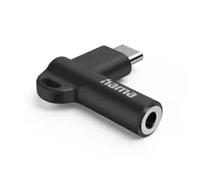 HAMA Audioadapter USB-C auf 3,5-mm-Klinkenstecker / aktiv / kompakt