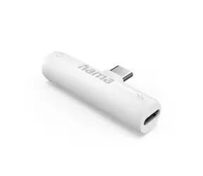 HAMA Audioadapter USB-C auf 3,5-mm-Klinkenstecker / aktiv / USB-C-Stromversorgung