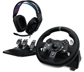 Logitech G920 Driving Force / Gaming-Lenkrad + Logitech G335 / für Xbox One & PC