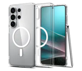 Spigen Ultra Hybrid MagSafe Schutzhülle für Samsung Galaxy S26 Ultra, durchsichtig weiß