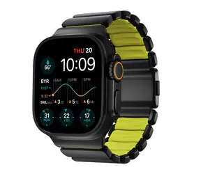 Nomad Stratos Band FKN Armband für Apple Watch 49mm/Ultra Schwarz/Grün