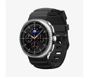 Spigen Silikonarmband für Samsung Galaxy Watch 8 46 mm/44 mm/40 mm, schwarz
