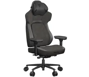 ThunderX3 CORE-Loft Gaming-Stuhl, dunkelgrau, Stoffbezug, Rollen, Belastbarkeit 150 kg